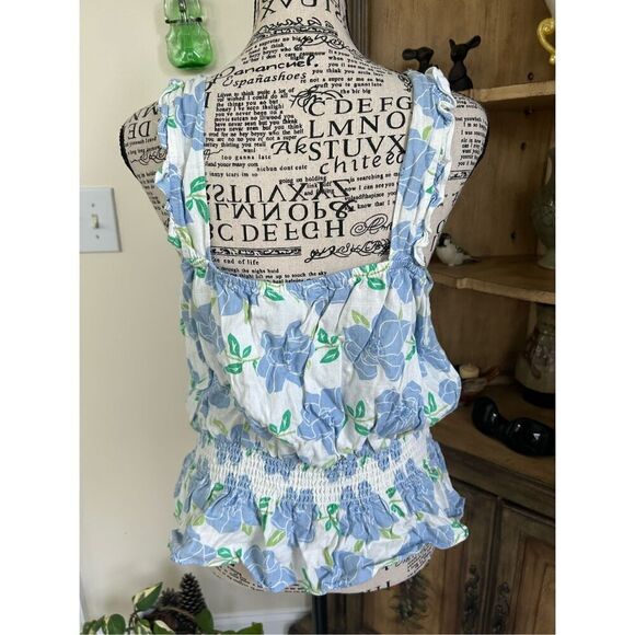 Draper James RSVP Floral Peplum Top - Picture 6 of 9